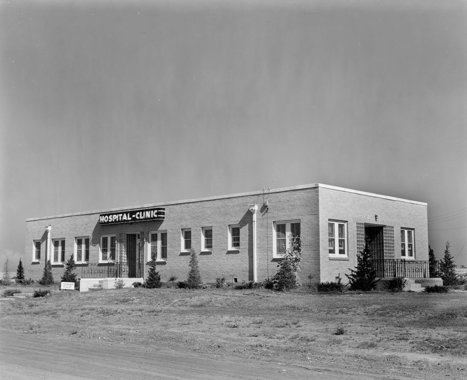 Archived photo of the Wyatt Memorial Hospital open by black doctor Dr. James Otis Wyatt