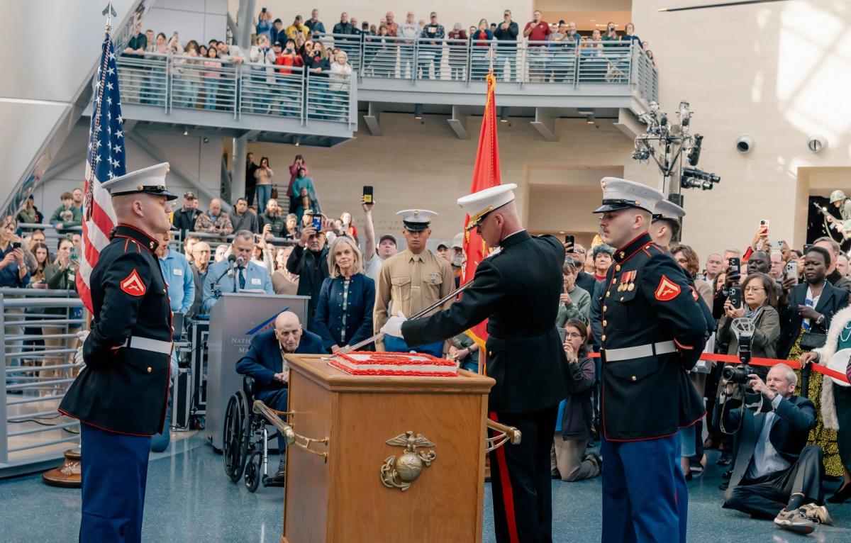 Marine Corps Cake Cutting