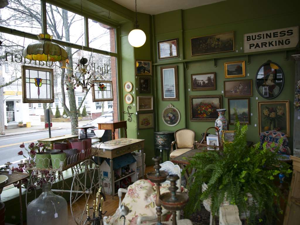 Interior of a shop in Wickford, RI