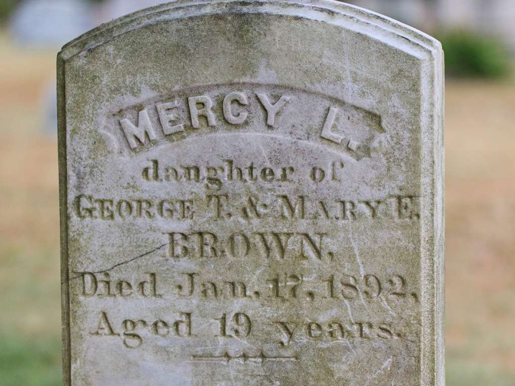 Mercy Brown Grave-Exeter