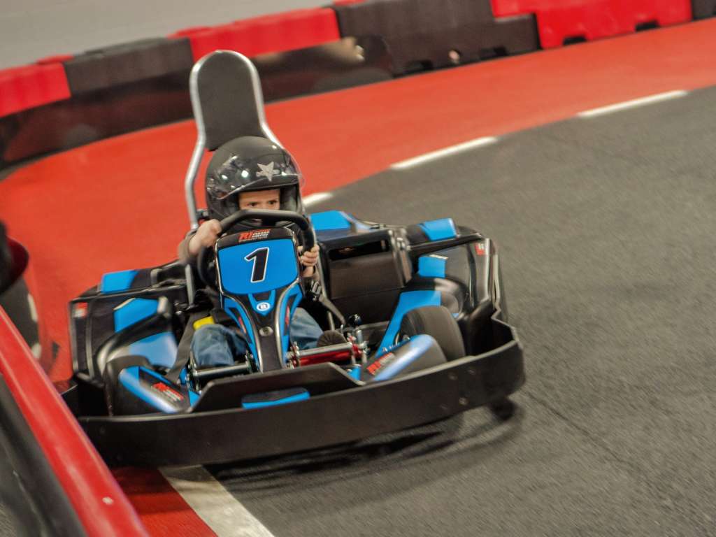 Child at R1 Karting, Lincoln