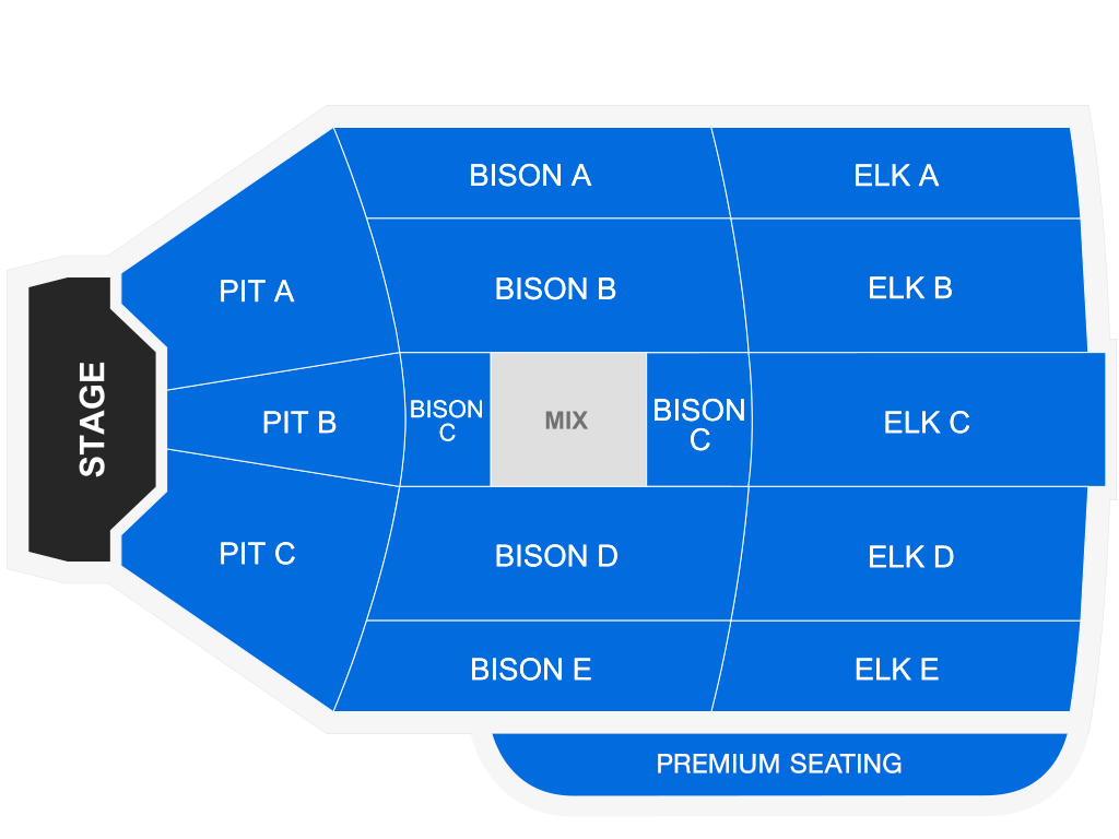 PineWood Bowl seating chart