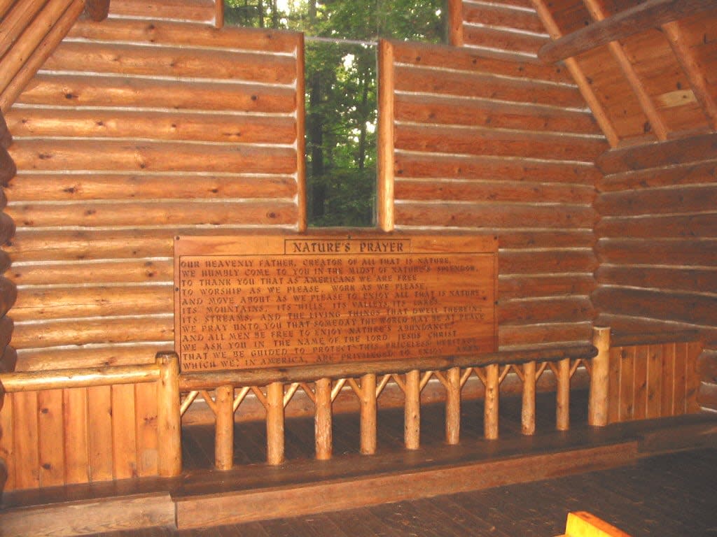 Hartwick Pines State Park Chapel in the Woods: Chapel Interior
