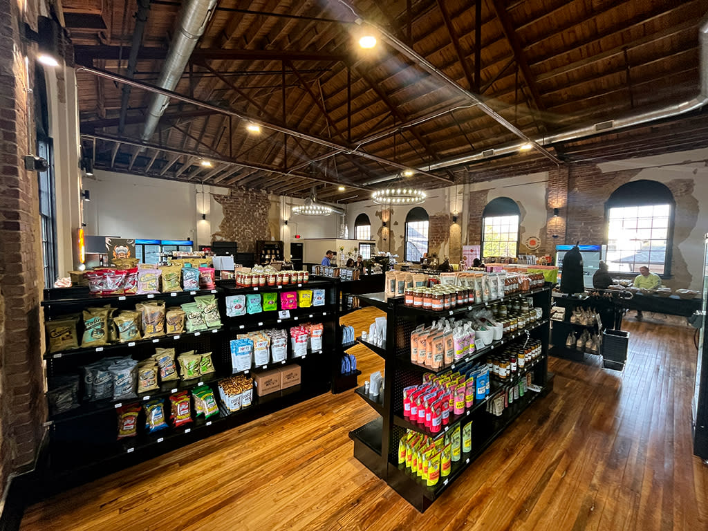 Clayton Station Market Interior with Vendor Products