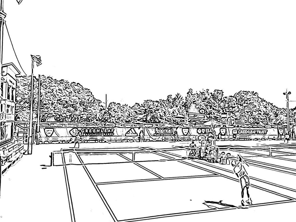 USTA Boys Nationals Coloring Page