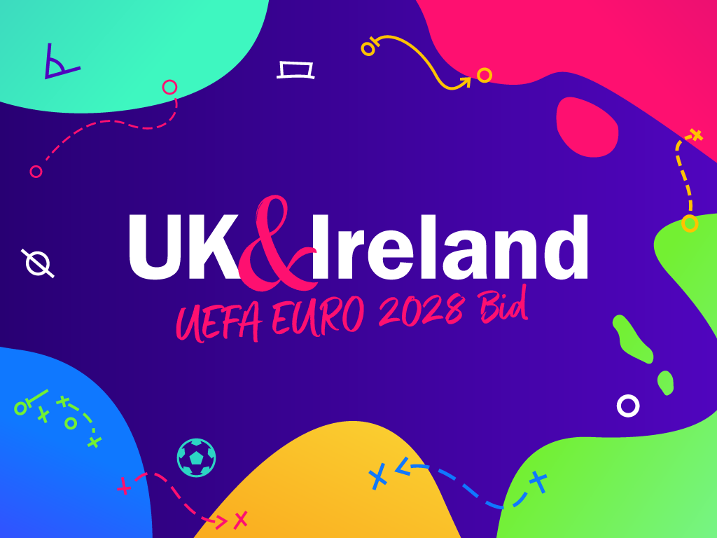 UK & Ireland UEFA EURO 2028 Bid artwork
