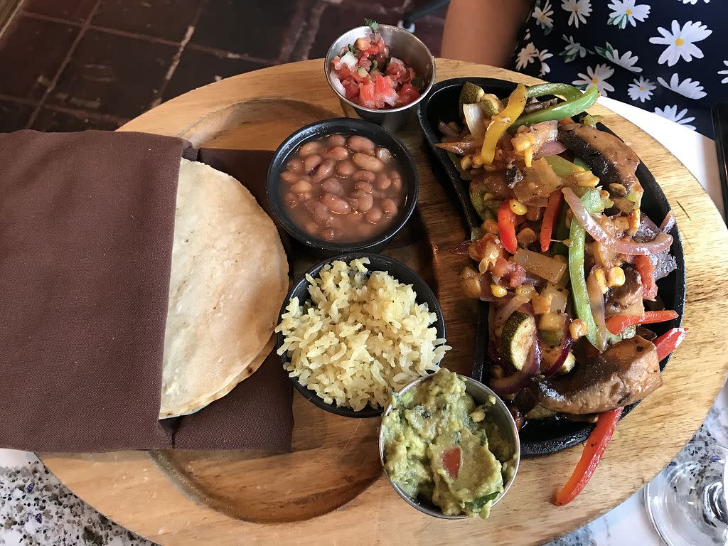 tac quila vegan fajita
