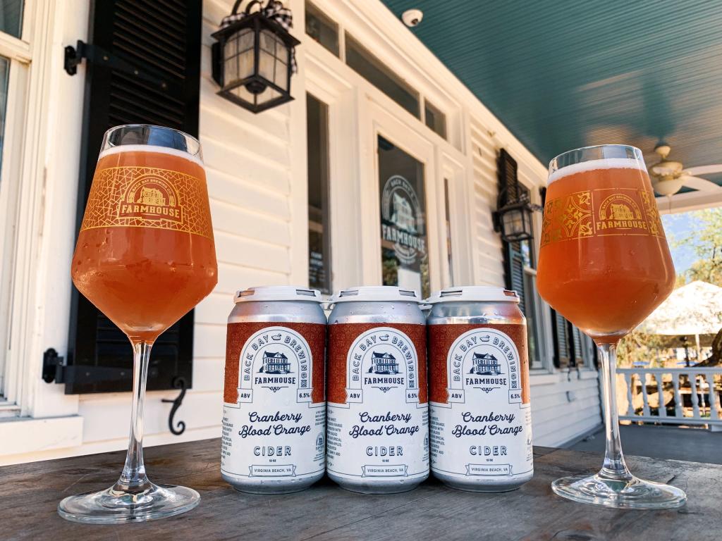 Back Bay's Farmhouse Brewing Co: Cranberry Blood Orange Cide