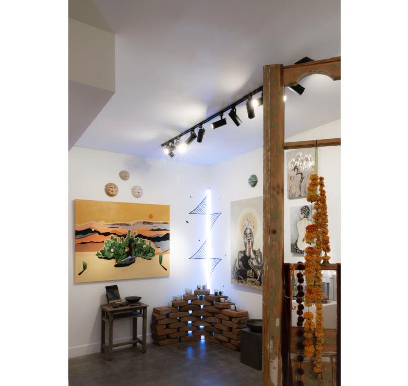 Adobe + Ceramic Installation by Margarita Paz-Pedro