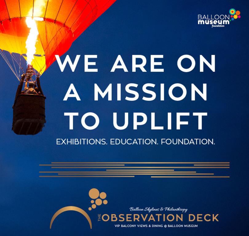 The Observation Deck: VIP Museum Dining during Balloon Fiesta
