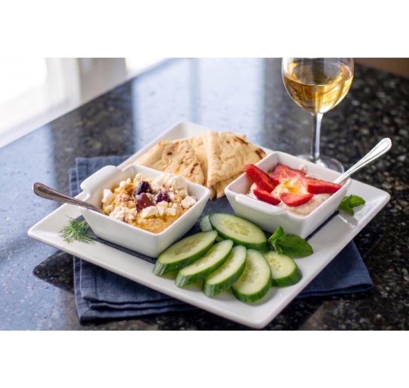 Honey Feta & Hummus appetizer
