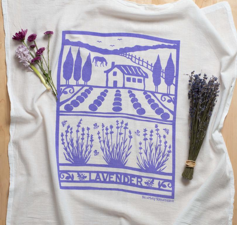 Lavender Farm Towel