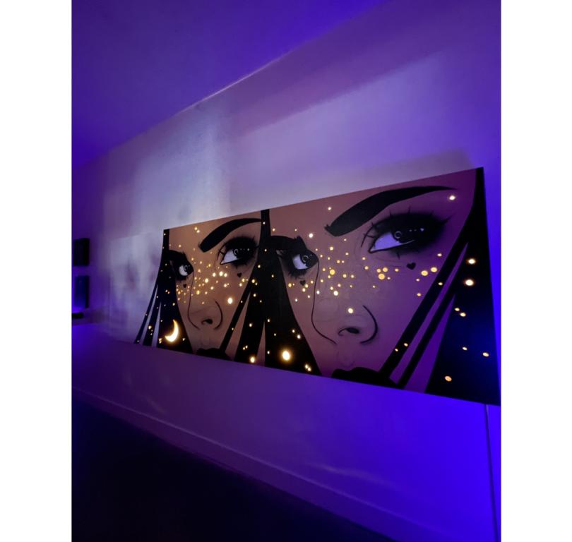 David Santiago Large-scale, Illuminated Works