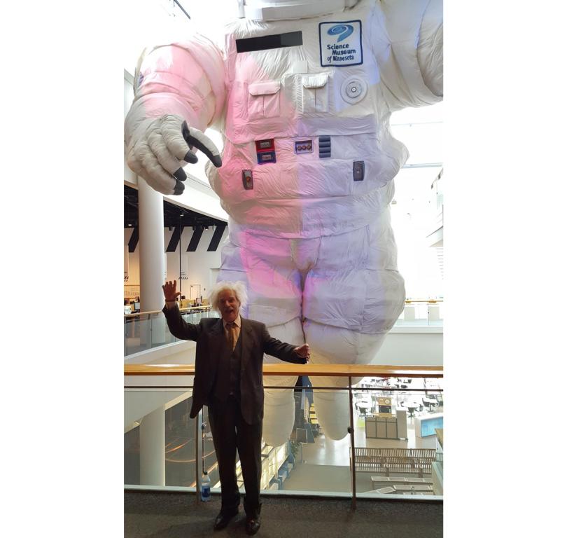 Thomas Schuch as Albert Einstein, Science Museum of Minnesota