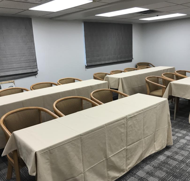 meeting room with seating up to 25