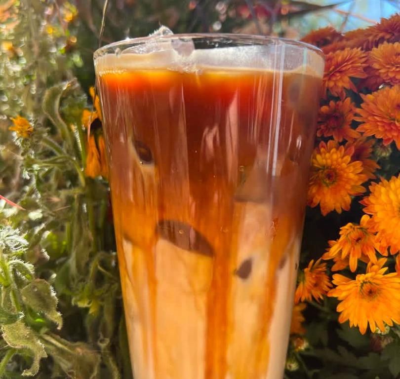Iced Honey Oat Milk Latte