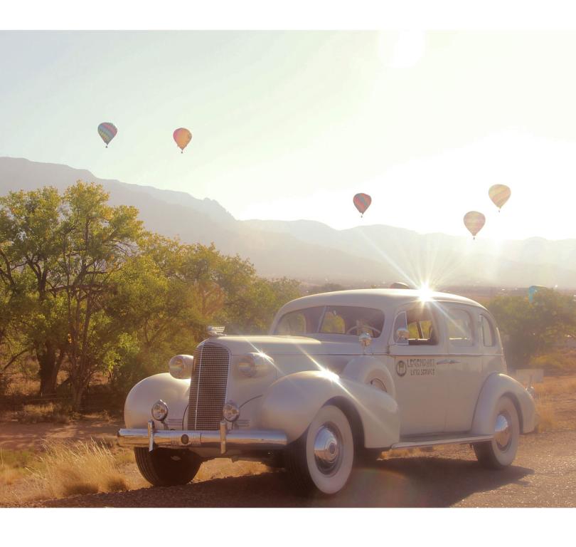 Sandia Mountains & Seven Balloons