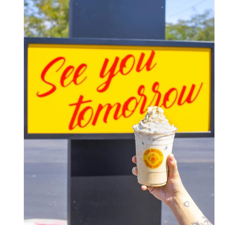 New Mexico Piñon Coffee Drivethru