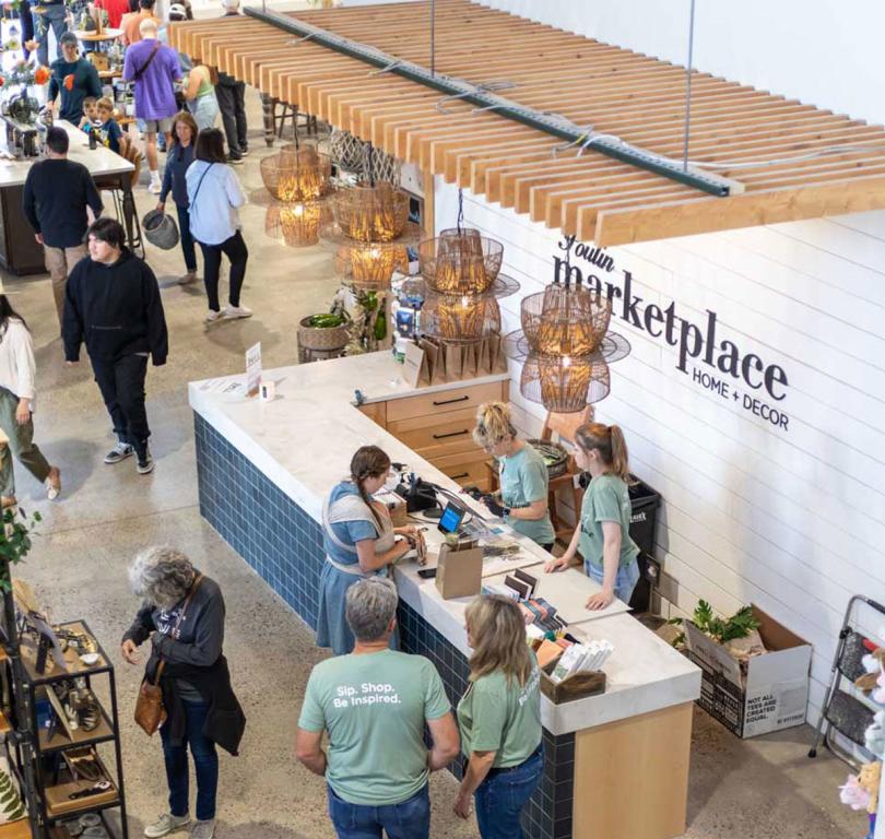 Marketplace front desk