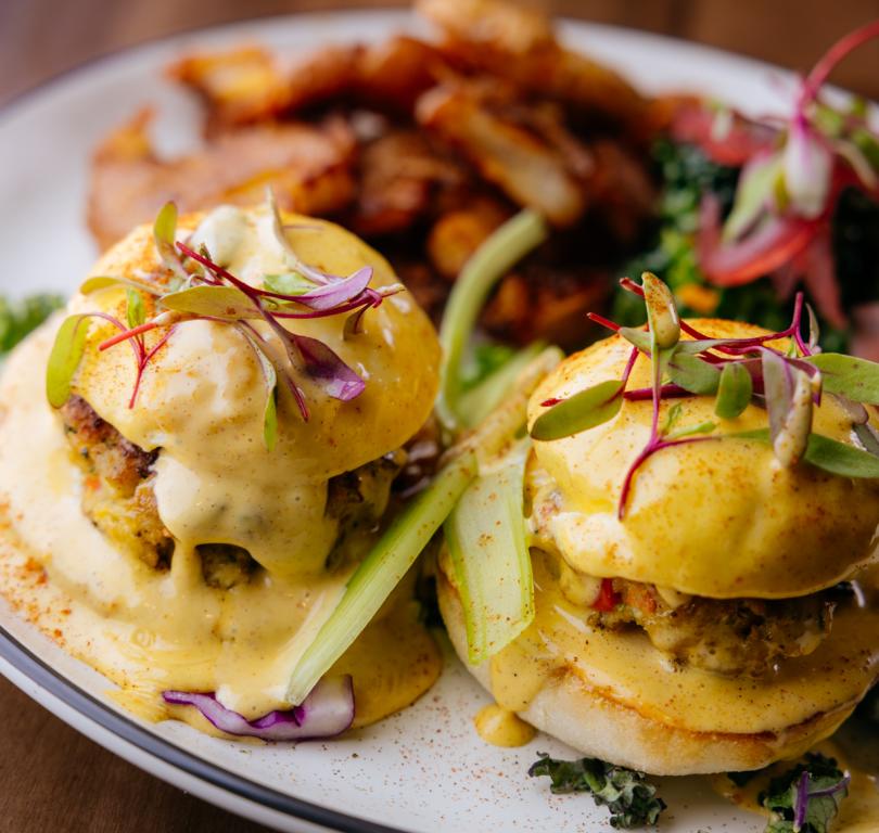 Crab cake Benny