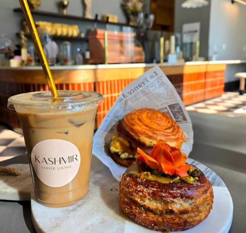 pastry and coffee