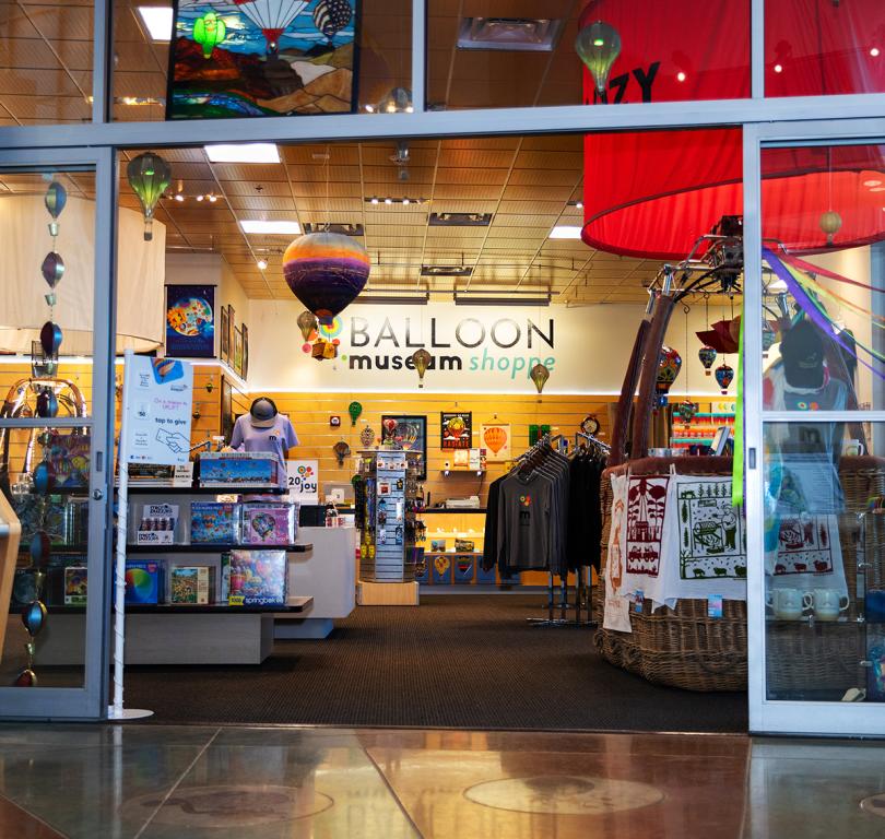 Balloon Museum Shop for Unique gifts