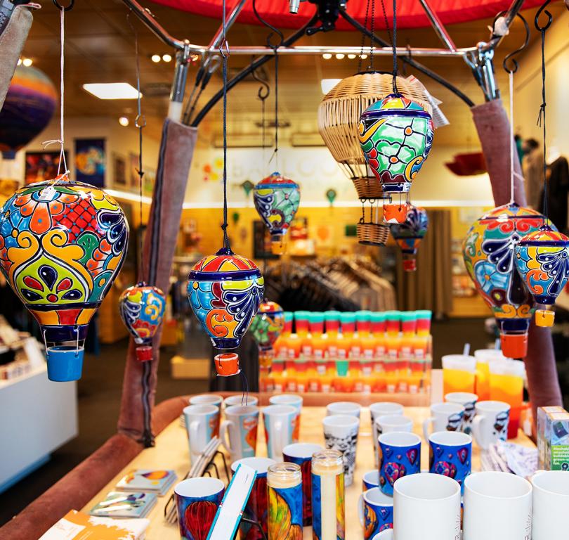 Balloon Museum Shop for handcrafted New Mexico gifts