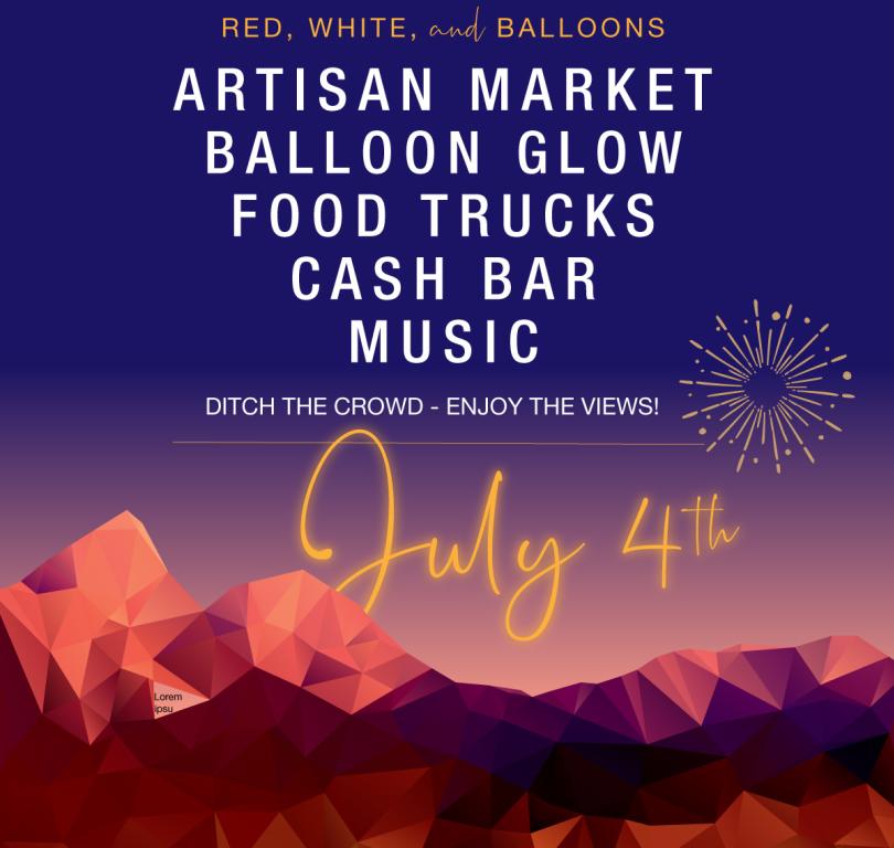 Red, White, and Balloons! Independence Day Celebration
