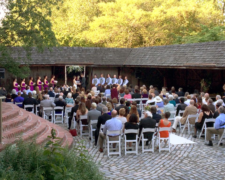 Events in the Brandywine Museum of Art's courtyard