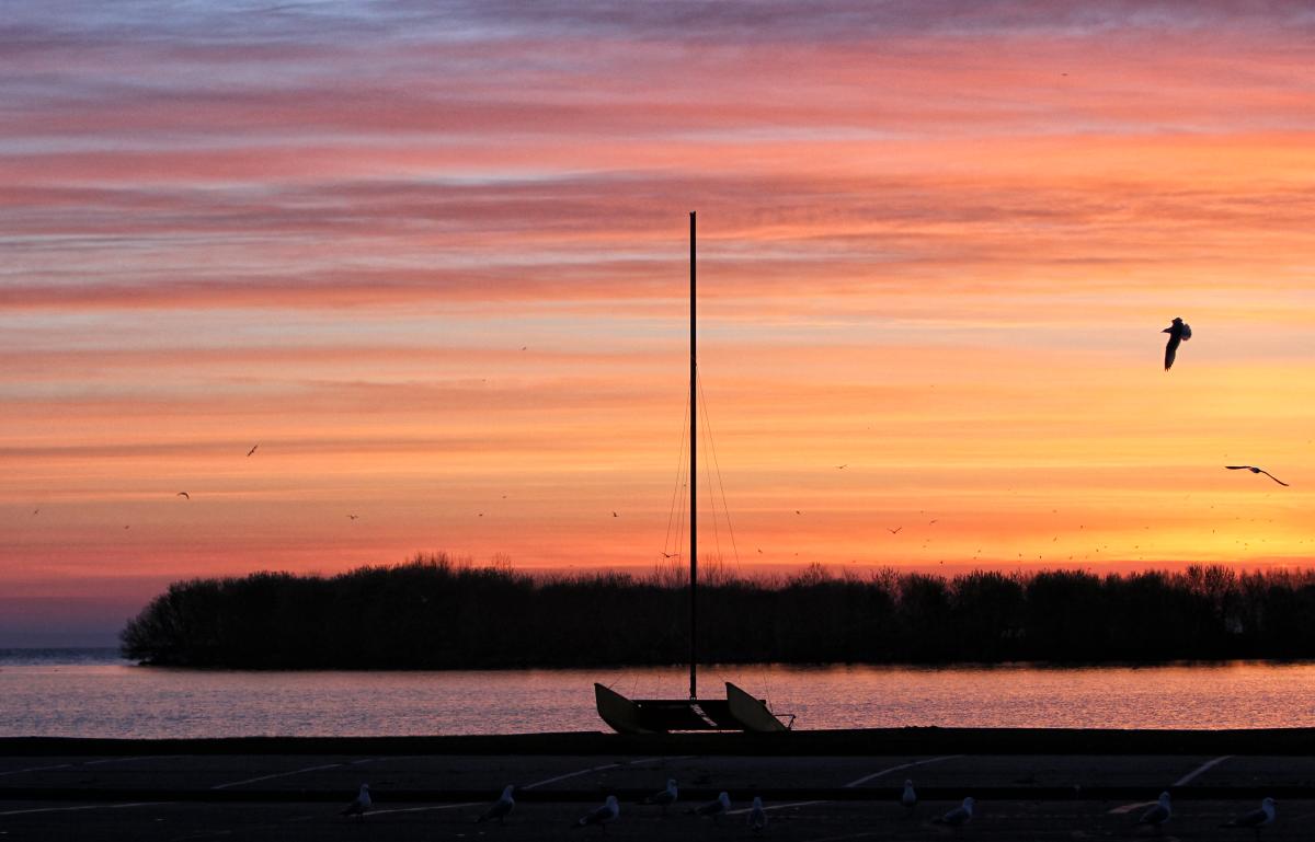 Menominee Park Sunset Outside