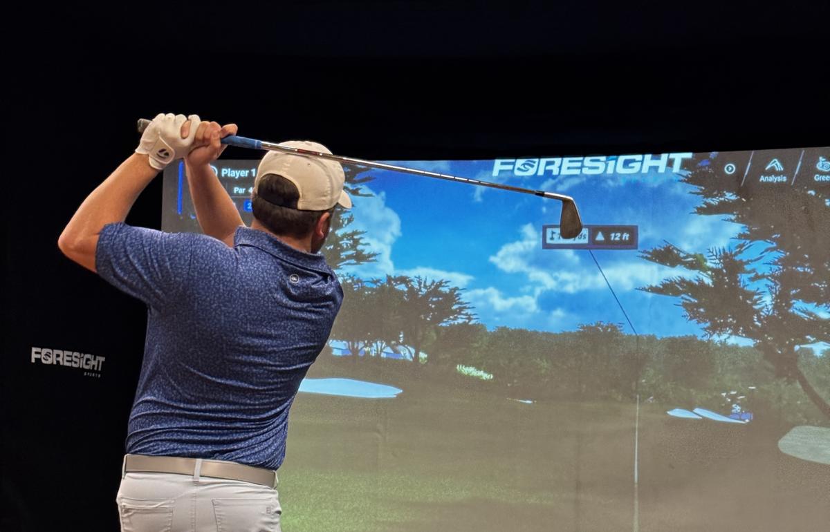 Golf Simulator at Caddy's Corner