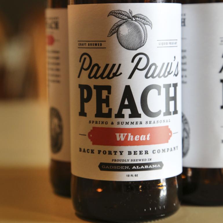 Back Forty Peach Beer