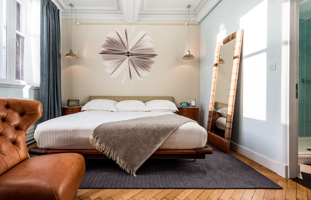 Hotel room at Abode