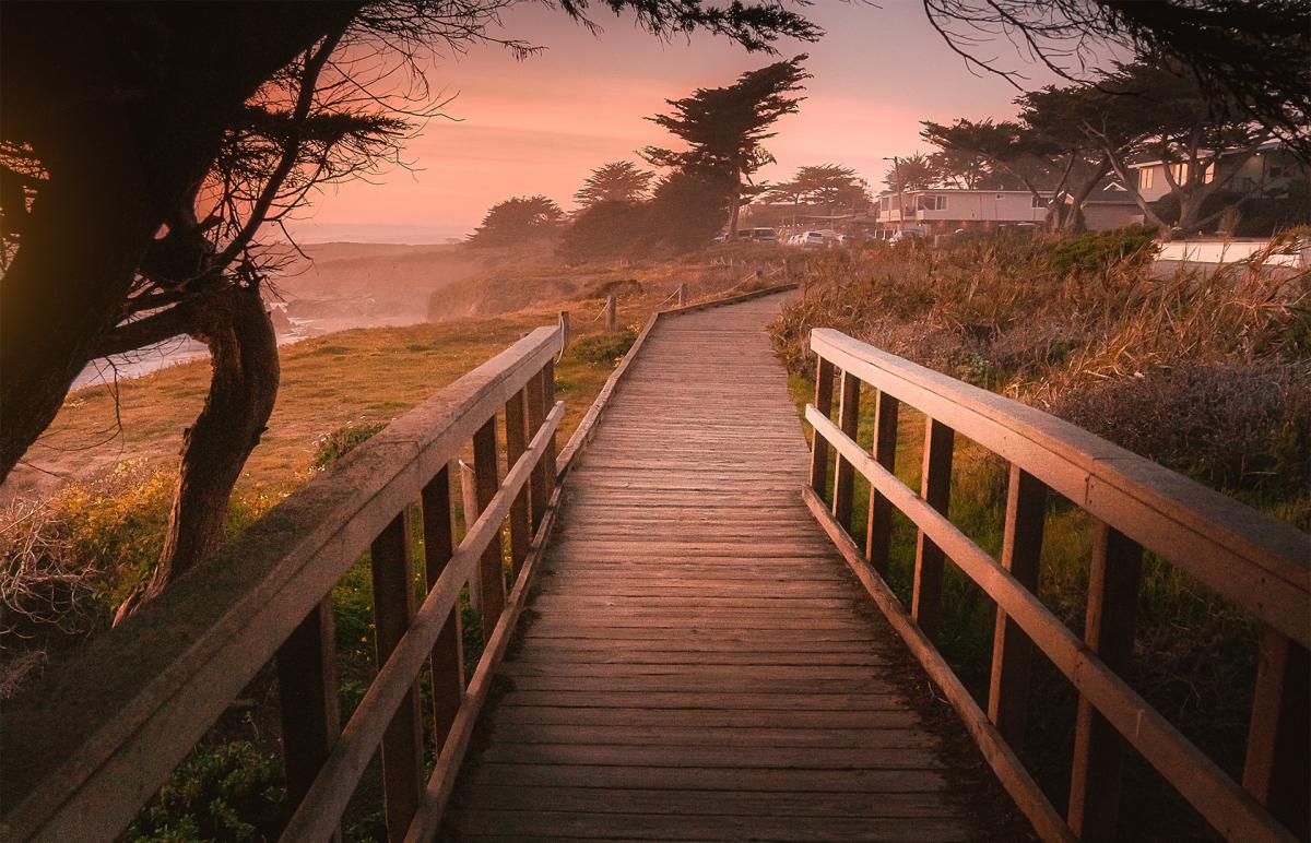 Cambria Moonstone Beach Boardwalk