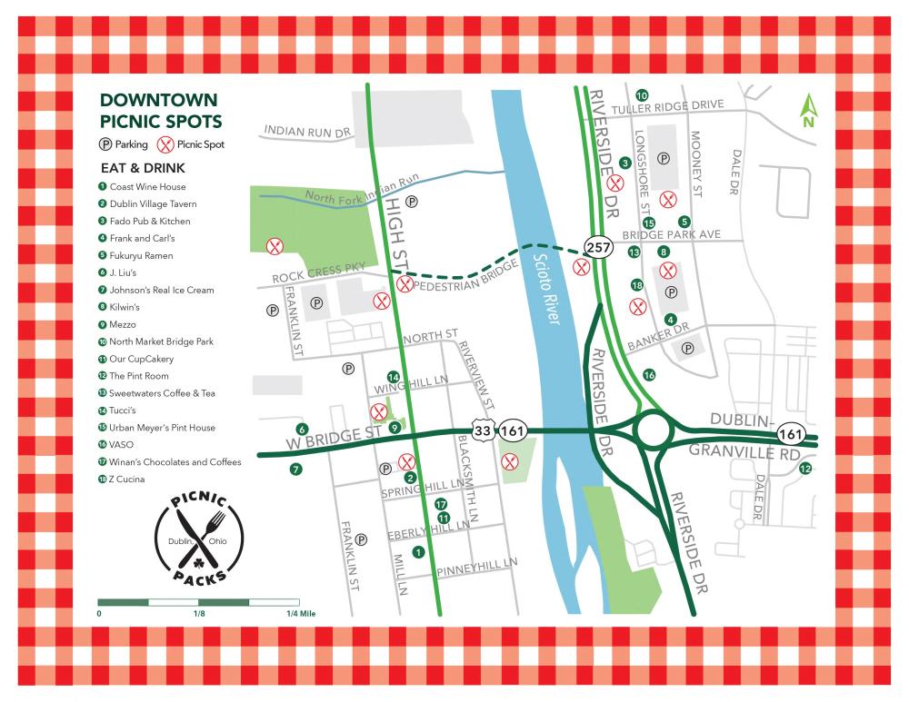 2021 Picnic Packs Map