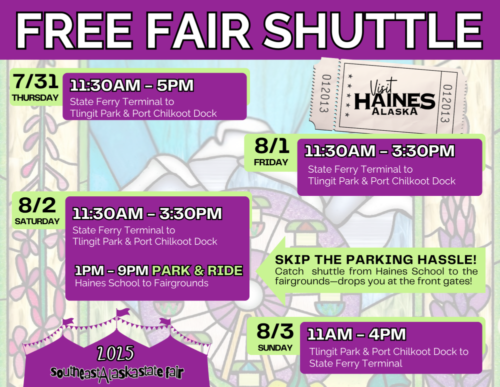 2025 Fair Shuttle Schedule
