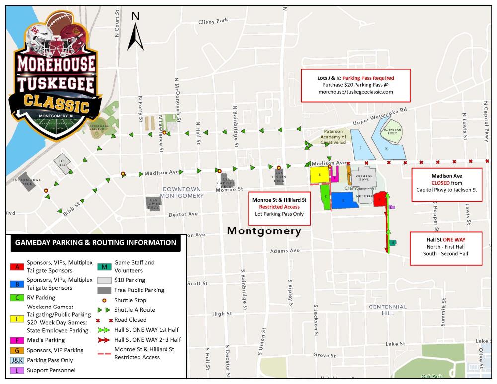 Morehouse/Tuskegee Classic Shuttle Info
