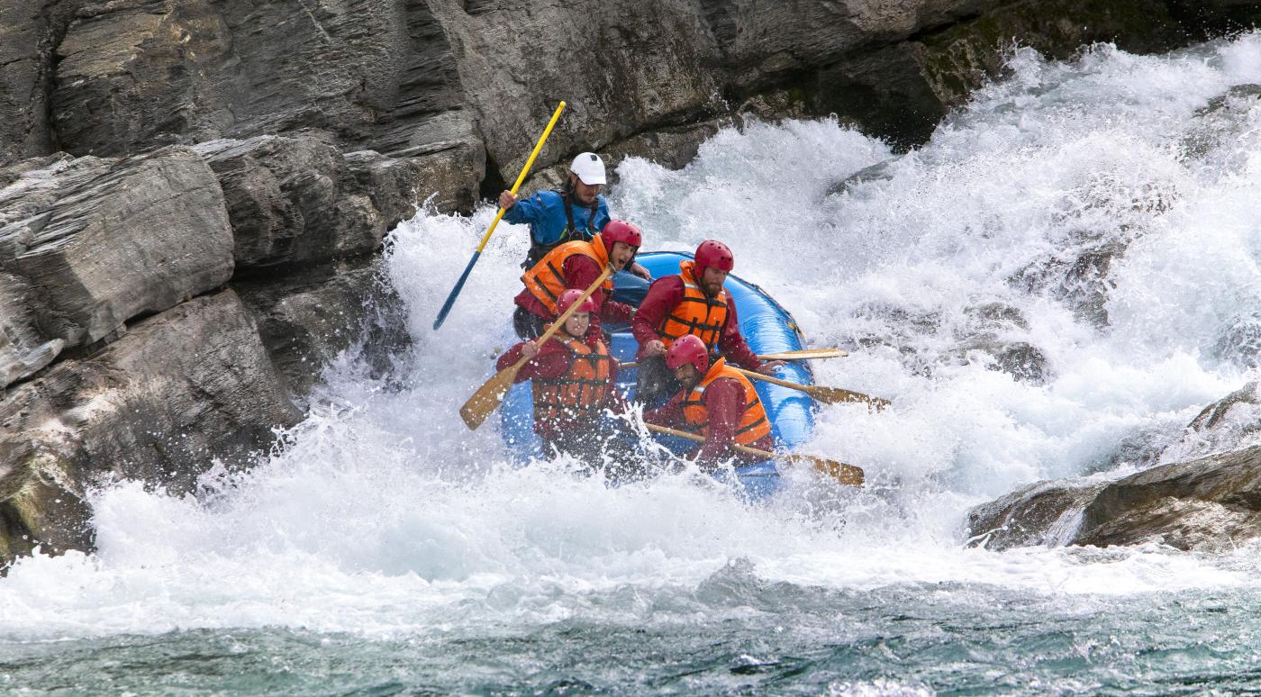 Whitewater rafting with RealNZ
