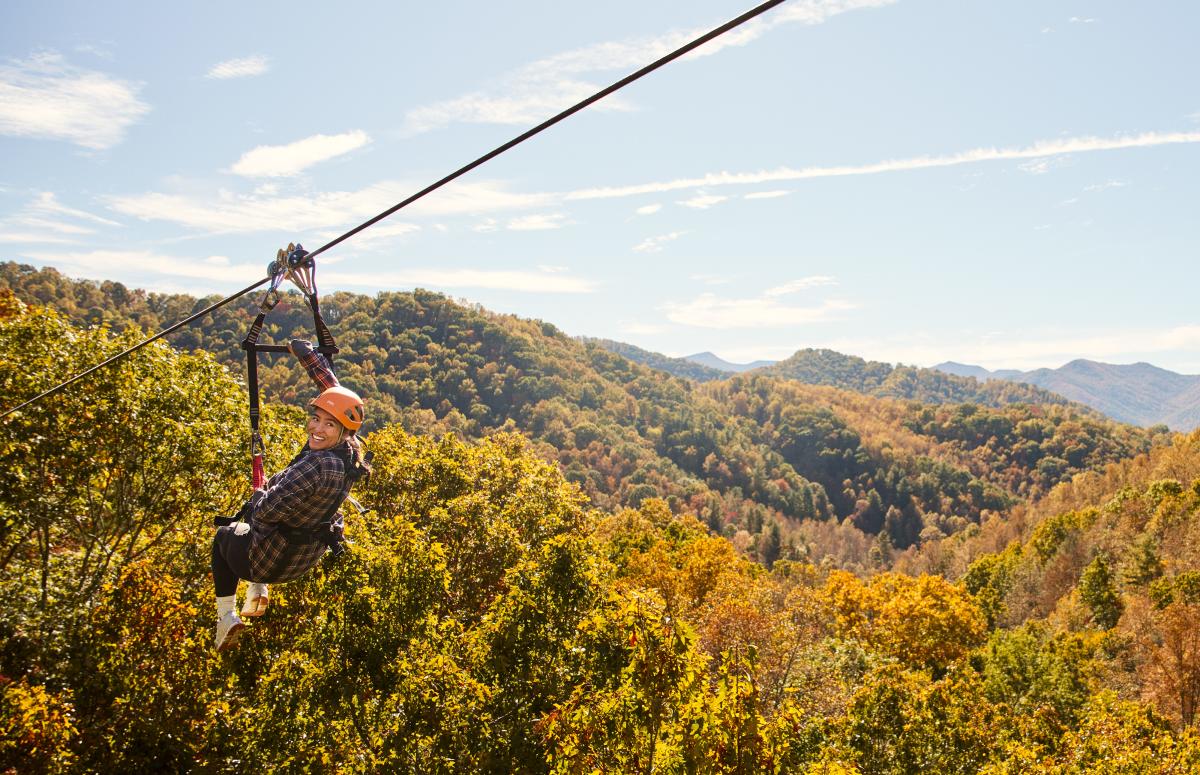 See Beautiful Aerial Views of Asheville’s Fall Colors