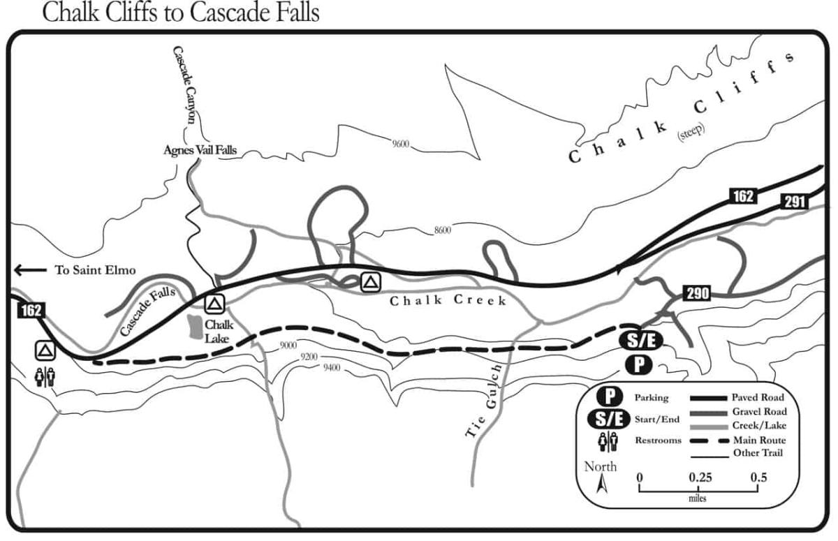 Chalk-Cliffs-to-Cascade-Falls-map