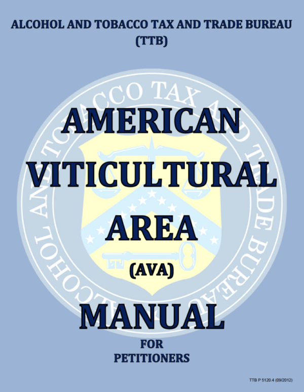 TTB American Viticultural Area Manual