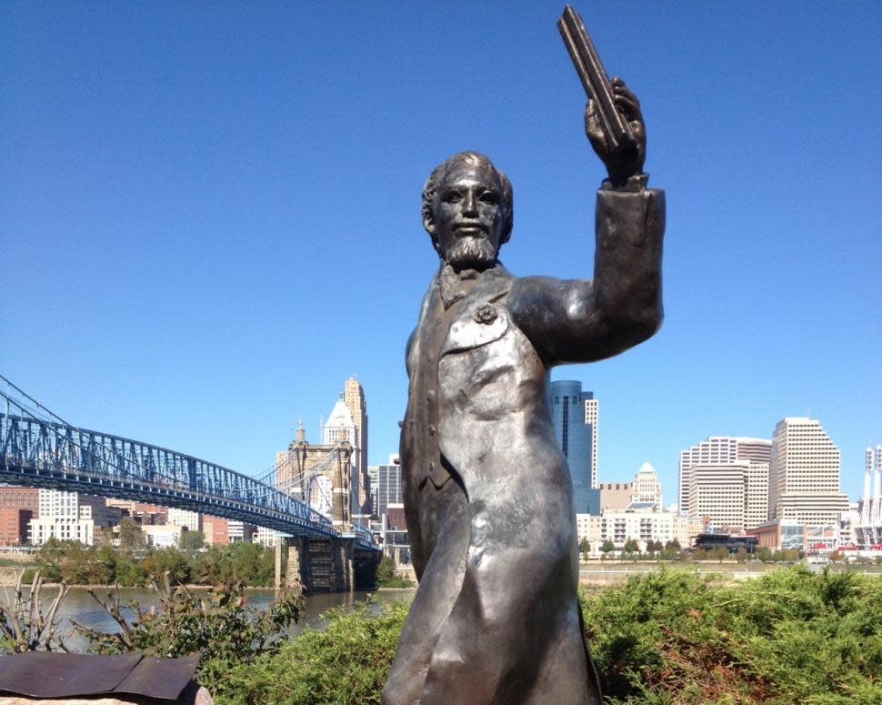 John A. Roebling, Northern Kentucky Riverwalk Statue Tour