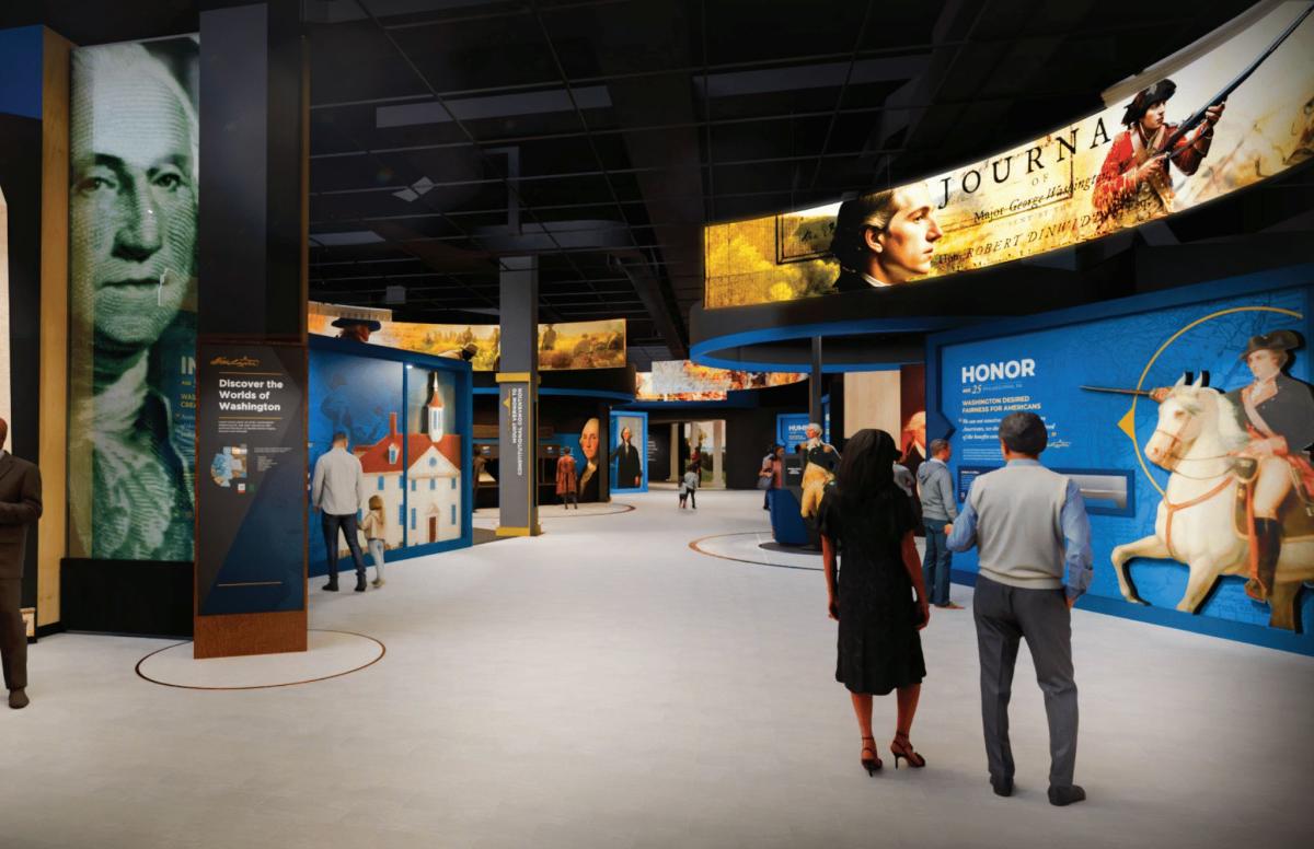 Mount Vernon - Education Center Rendering - George Washington Revolutionary Life Exhibit - U2C