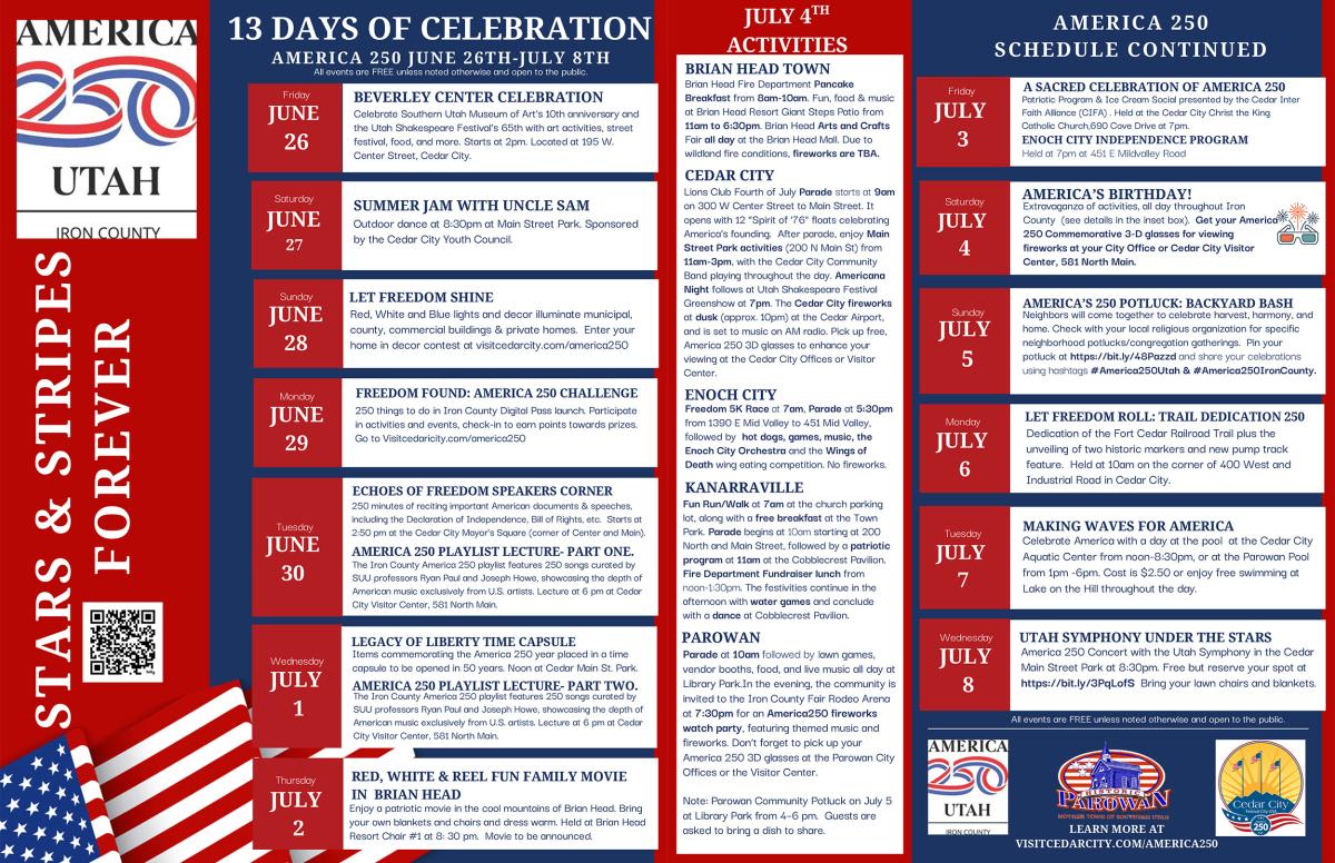 AM250 - 13 Days of Celebration - Iron County