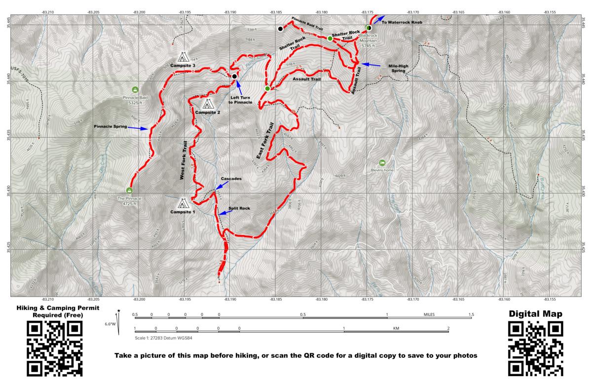 Pinnacle Park Map