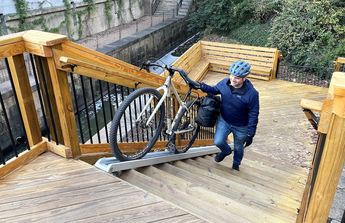 bicycle access ramp