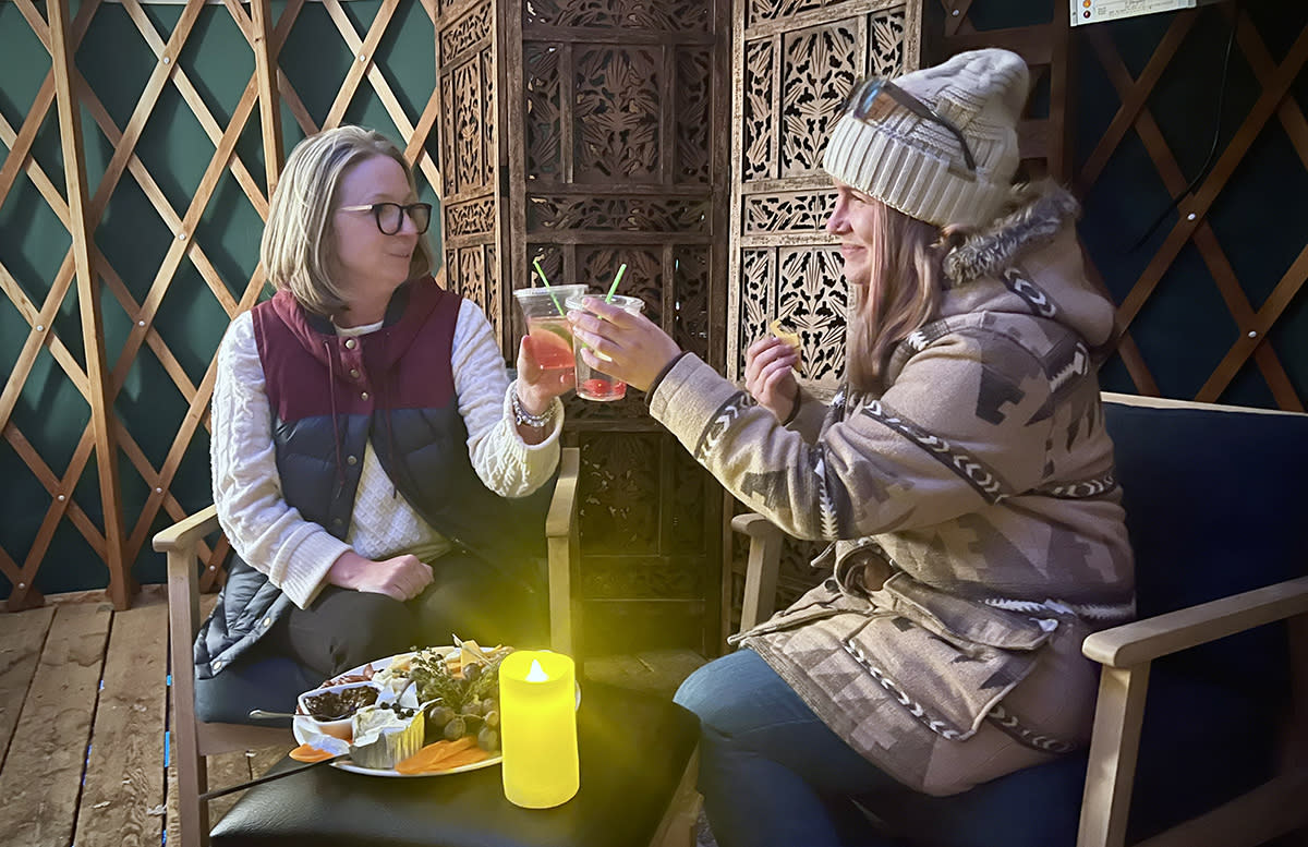 Yurt with Food