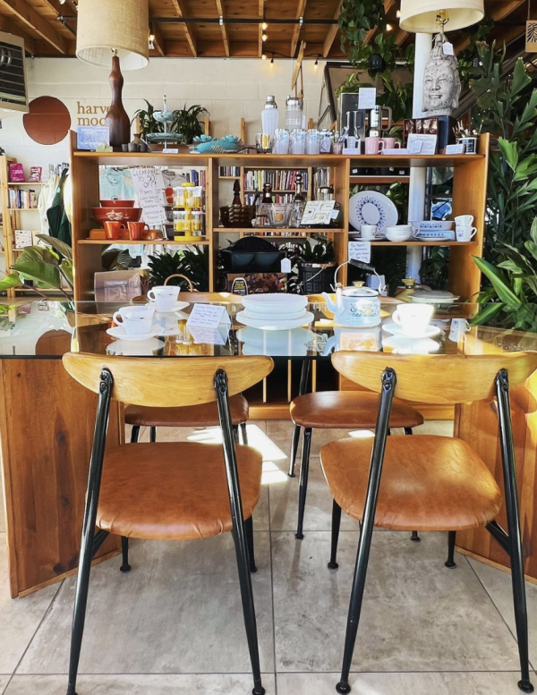A look at the furniture and goods for sale at Constellation Vintage