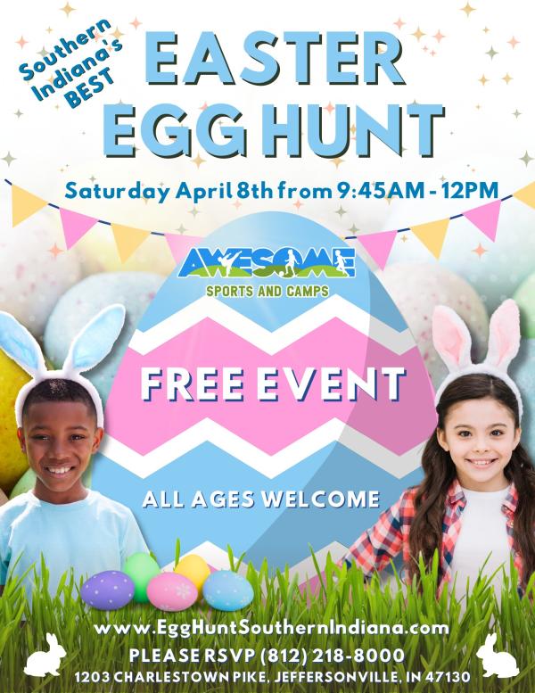 Awesome Sports and Camp Easter Egg Hunt