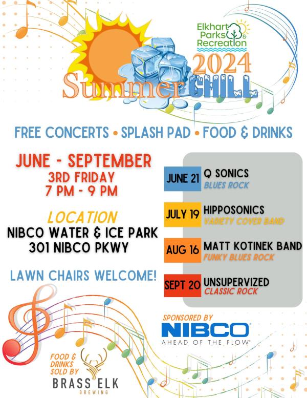 Summer Chill Concert Series promotion